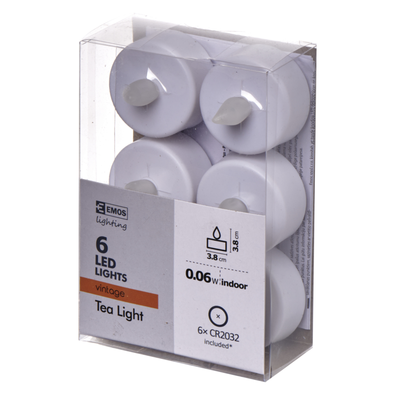 DCCV11 Led dekorační svíce bílá
