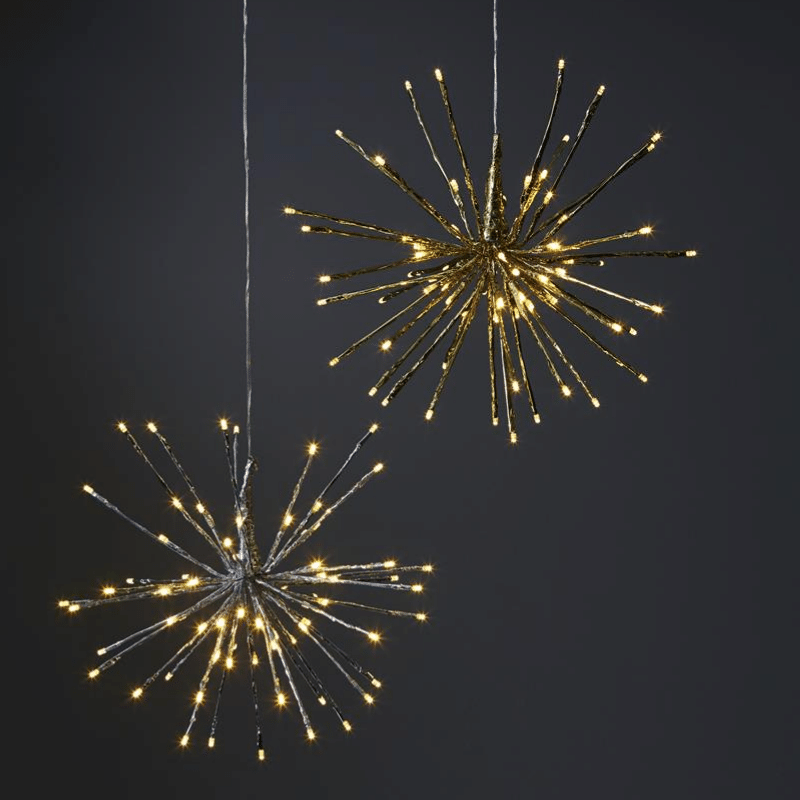710-22 Led hvězda Gold