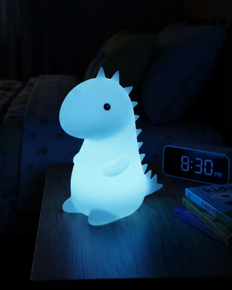 LED nabíjecí silikonová lampička DINO