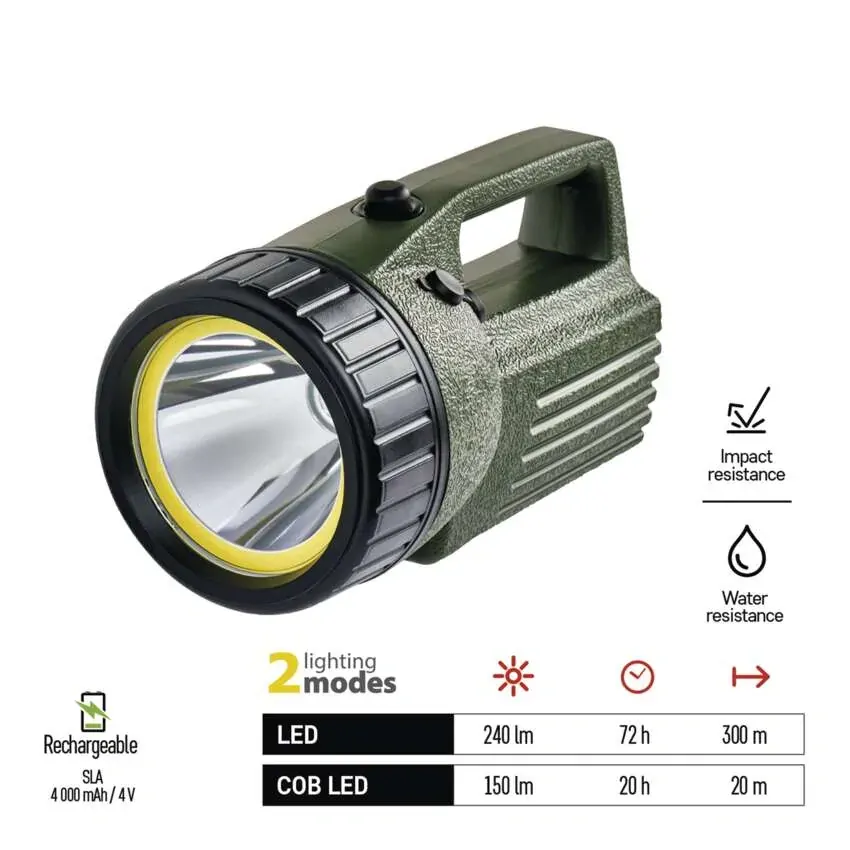 LED nabíjecí svítilna 10W