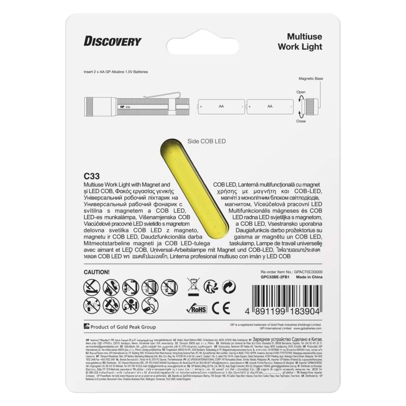 LED pracovní svítilna GP Discovery C33, 180 lm EMOS