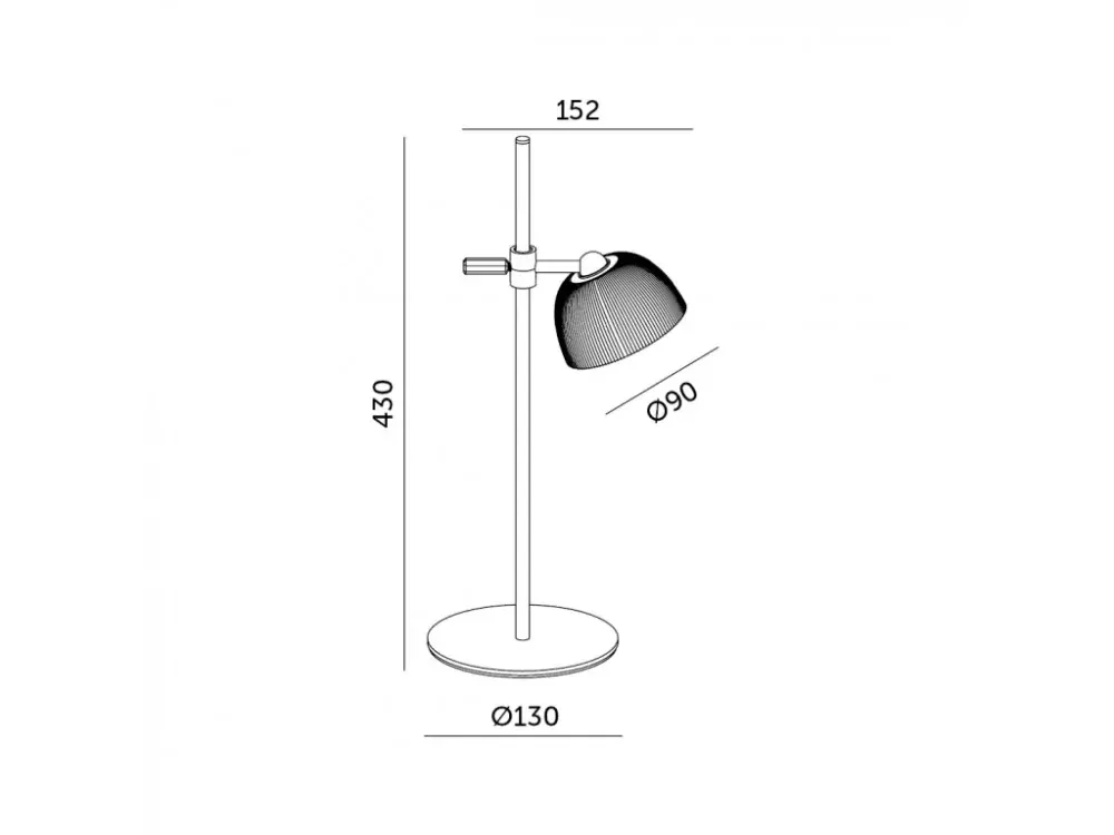 Stolní LED lampa s možnostmi uchycení KOBI