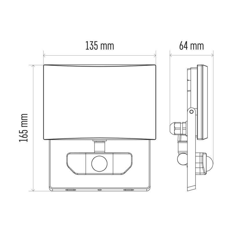 LED reflektor TAMBO s pohybovým čidlem, 20W EMOS