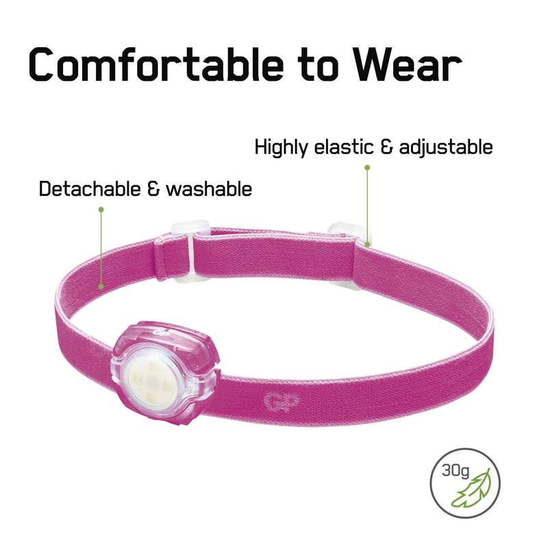 LED čelovka a světlo GP Everybody CH31, 40 lm, růžová EMOS