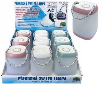 LED kempovací svítilna KONNOC